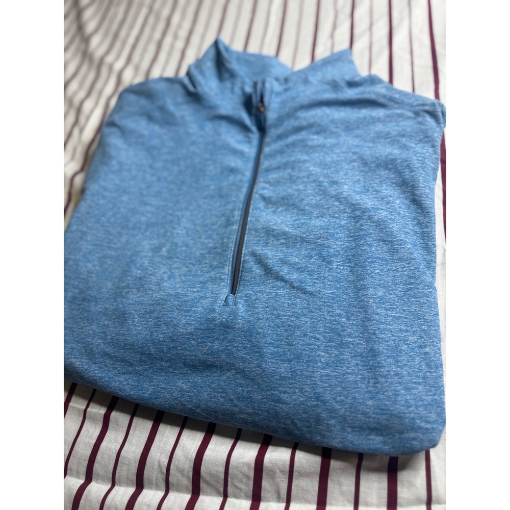 Lululemon Metal Vent Tech 1/2 Zip 2.0 Blue Heathered Pullover‎ Mens XL